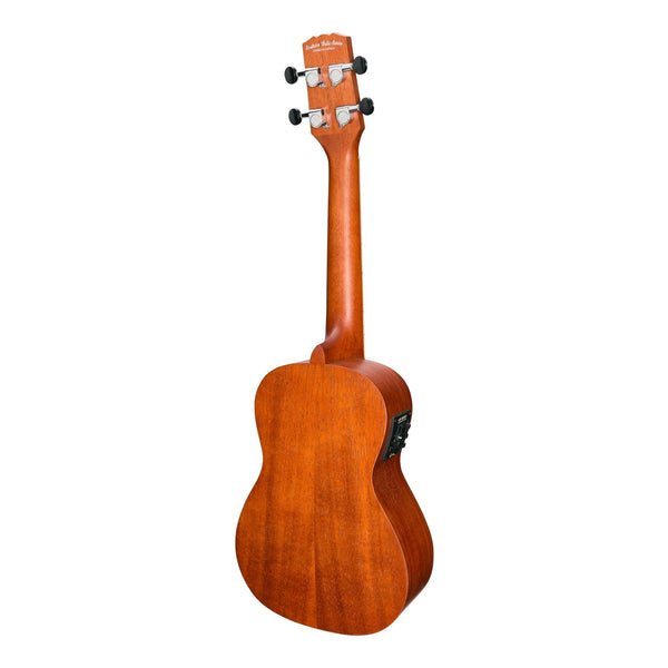 Martinez 'Southern Belle 6 Series' Mahogany Solid Top Electric Concert Ukulele with Hard Case (Sunburst)