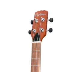 Martinez 'Southern Belle 6 Series' Mahogany Solid Top Electric Cutaway Baritone Ukulele with Hard Case (Sunburst)