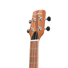 Martinez 'Southern Belle 8 Series' Koa Solid Top Electric Baritone Ukulele with Hard Case (Natural Gloss)