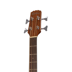 Martinez 'Southern Star Series' Koa Solid Top Acoustic-Electric Cutaway Bass Guitar (Natural Gloss)