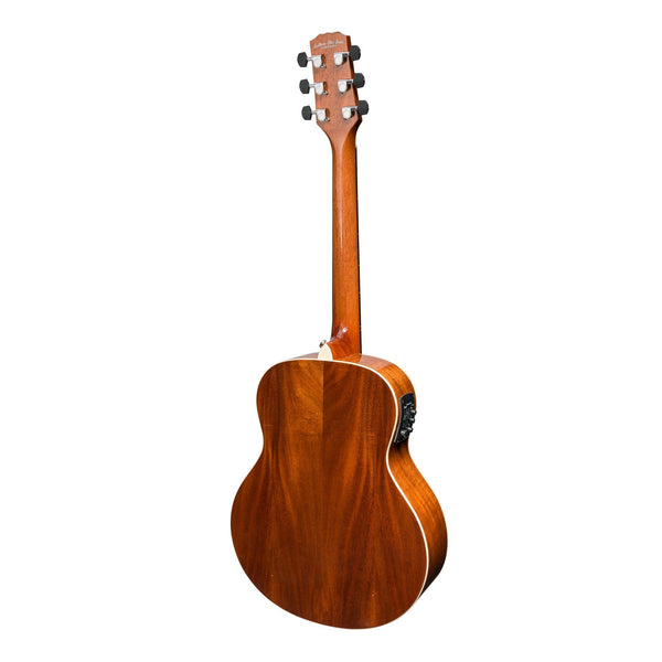 Martinez 'Southern Star Series' Koa Solid Top Acoustic-Electric TS-Mini Guitar (Natural Gloss)