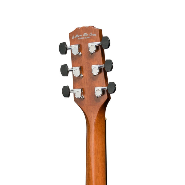 Martinez 'Southern Star Series' Spruce Solid Top Acoustic-Electric Small Body Cutaway Guitar (Natural Gloss)