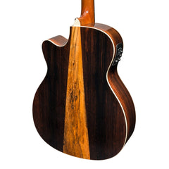 Martinez 'Southern Star Series' Spruce Solid Top Acoustic-Electric Small Body Cutaway Guitar (Natural Gloss)