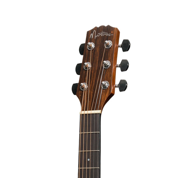 Martinez 'Southern Star Series' Spruce Solid Top Acoustic-Electric Small Body Cutaway Guitar (Natural Gloss)