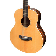 Martinez 'Southern Star Series' Spruce Solid Top Acoustic-Electric TS-Mini Guitar (Natural Gloss)