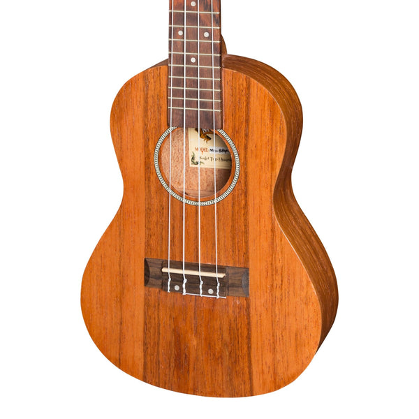 Mojo 'B80 Series' All Bubinga Electric Concert Ukulele (Natural Satin)