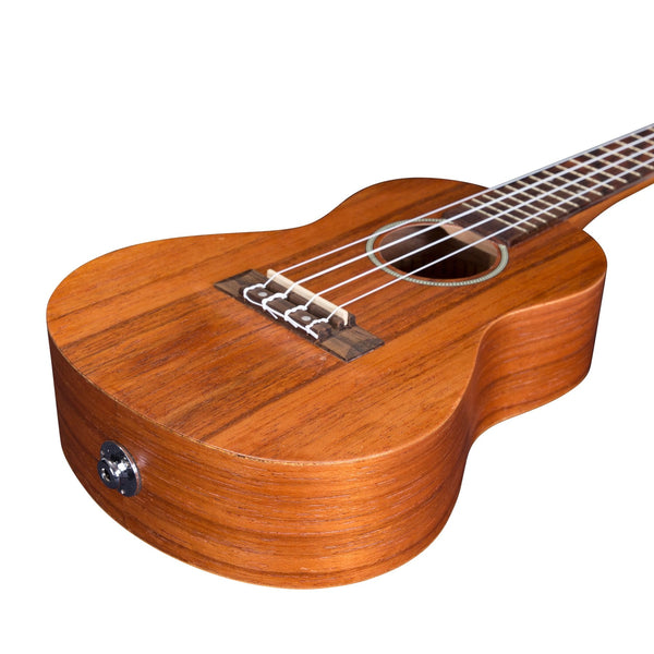 Mojo 'B80 Series' All Bubinga Electric Concert Ukulele (Natural Satin)