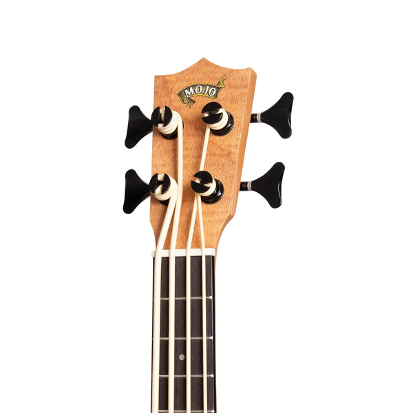 Mojo Flamed Okoume 30" Electric Bass Ukulele (Natural Satin)