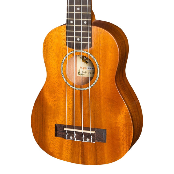 Mojo 'K20 Series' All Koa Electric Soprano Ukulele (Natural Satin)