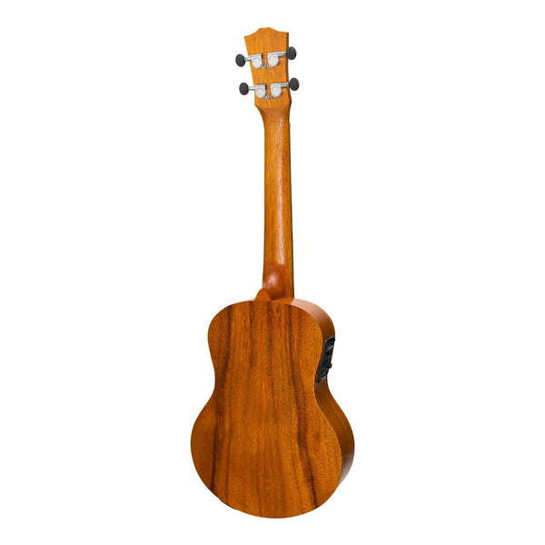 Mojo 'K20 Series' All Koa Electric Tenor Ukulele with Built-in Tuner (Natural Satin)