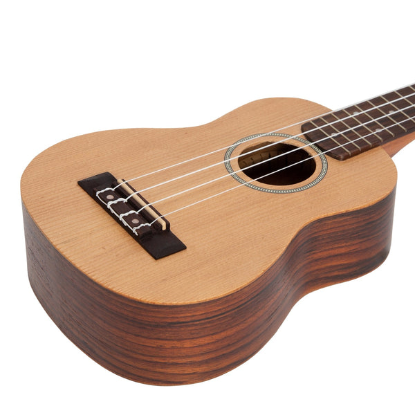 Mojo 'SZ40 Series' Spruce Top and Rosewood Back & Sides Soprano Ukulele (Natural Satin)