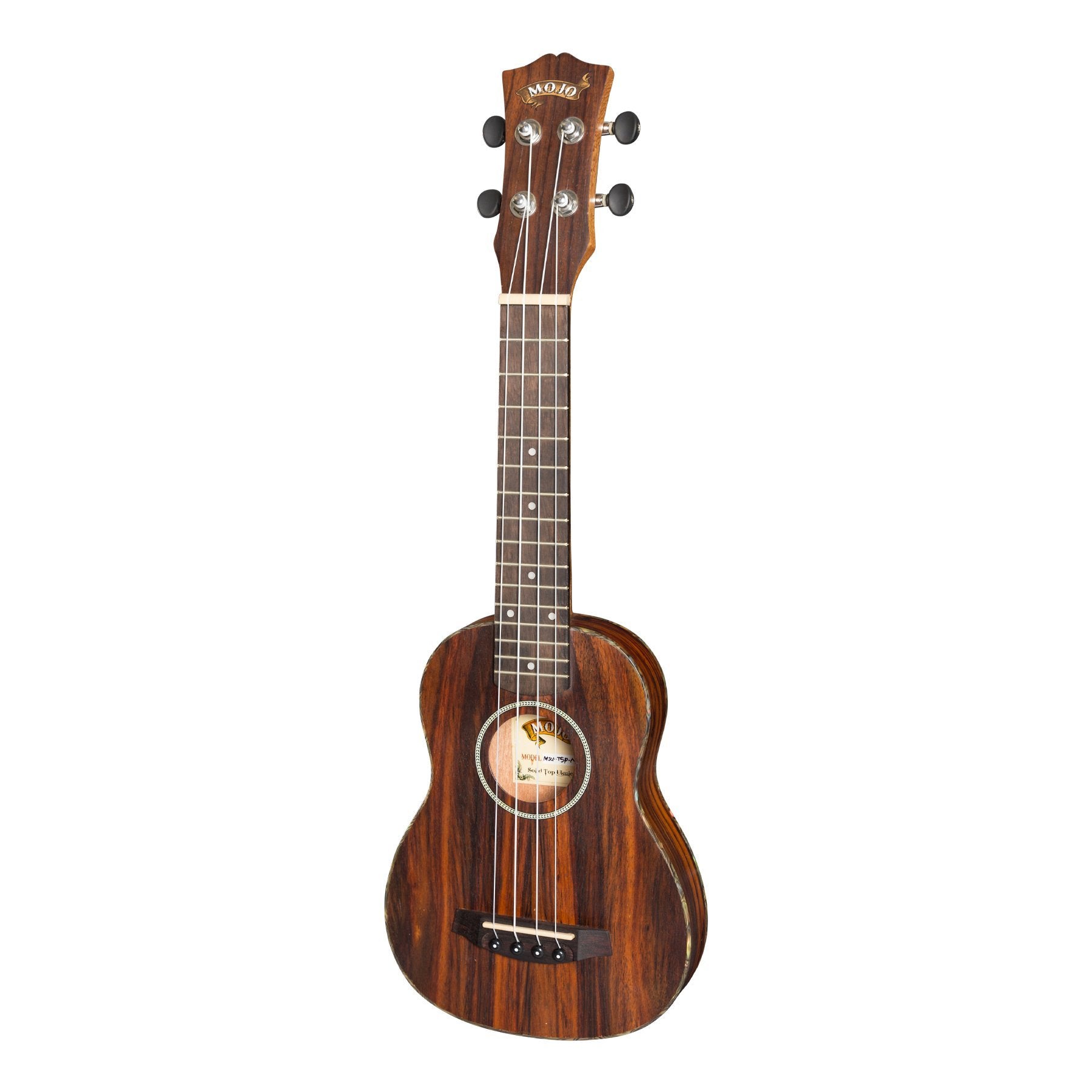 Mojo 'T5 Series' All Rosewood Thinline Electric Soprano Ukulele (Natural Satin)-MSU-T5P-NST