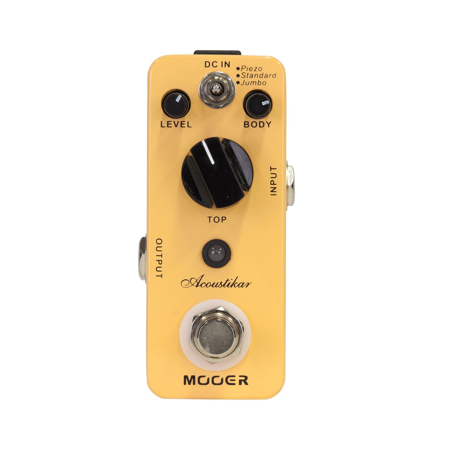 Mooer 'Acoustikar' Acoustic Guitar Simulator Micro Guitar Effects Pedal-MEP-AC