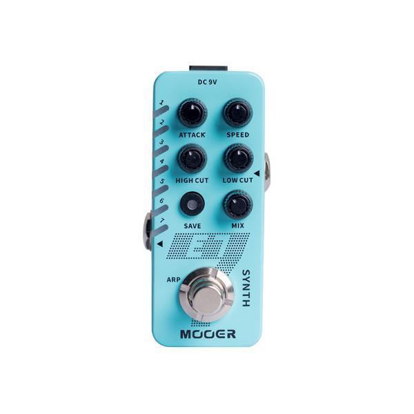 Mooer 'E7' Polyphonic Synth Micro Guitar Effects Pedal