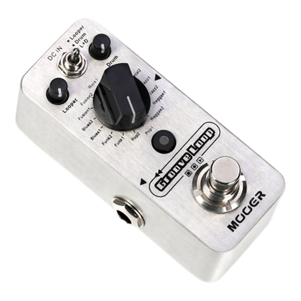 Mooer 'Groove Loop' Drum Machine & Looper Micro Guitar Effects Pedal