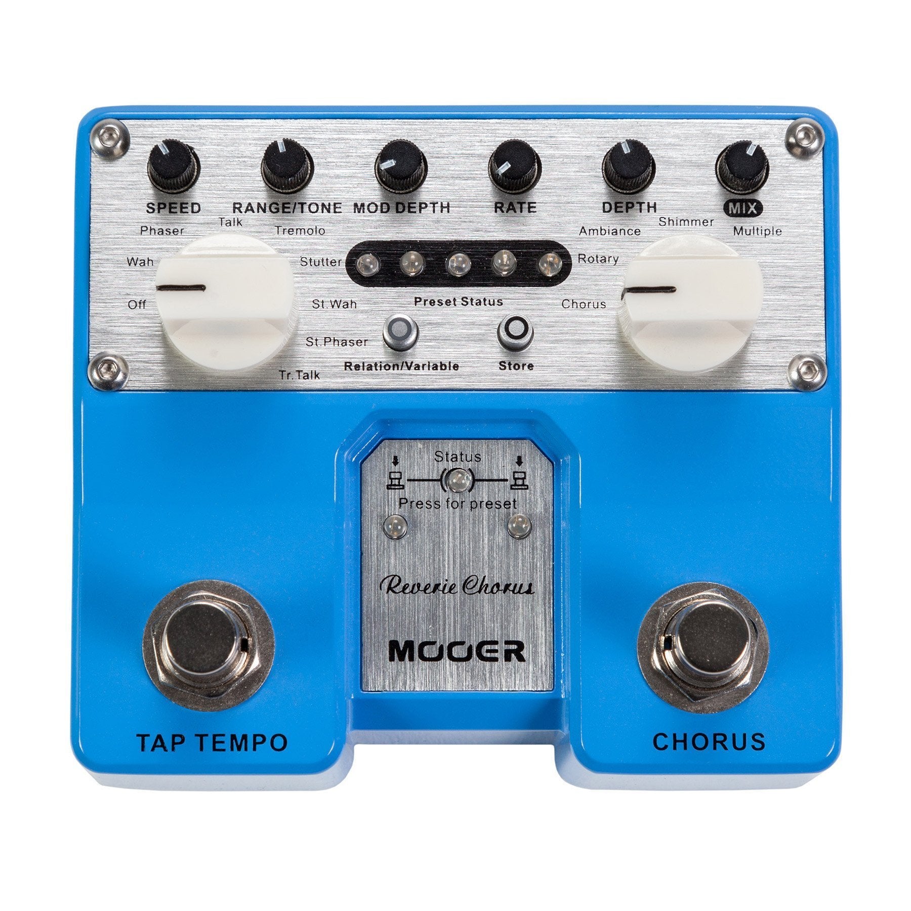 Mooer Reverie Chorus Dual Guitar Effects Pedal-MEP-REVCH