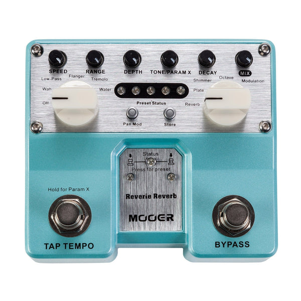 Mooer Reverie Reverb Digital Dual Guitar Effects Pedal-MEP-REVREV