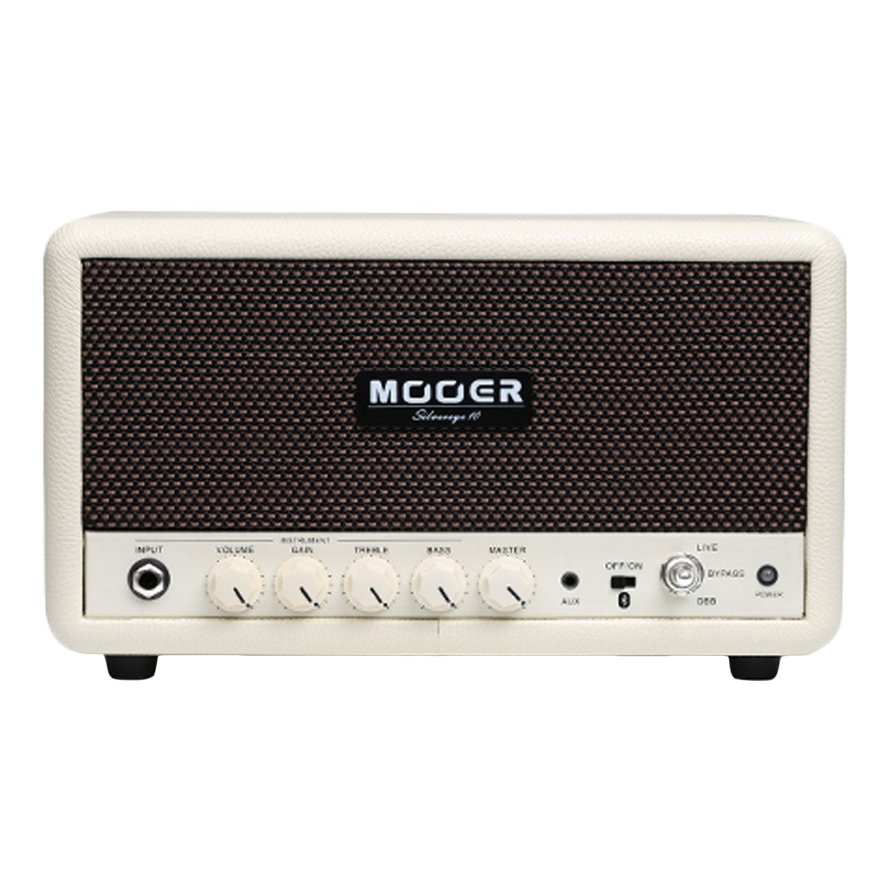 Mooer 'SilverEye 10' 2x16 Watt Stereo HiFi Speaker and Desktop Instrument Amplifier-MEP-SILVEYE