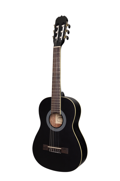 Sanchez 1/2 Size Student Classical Guitar with Gig Bag (Black)