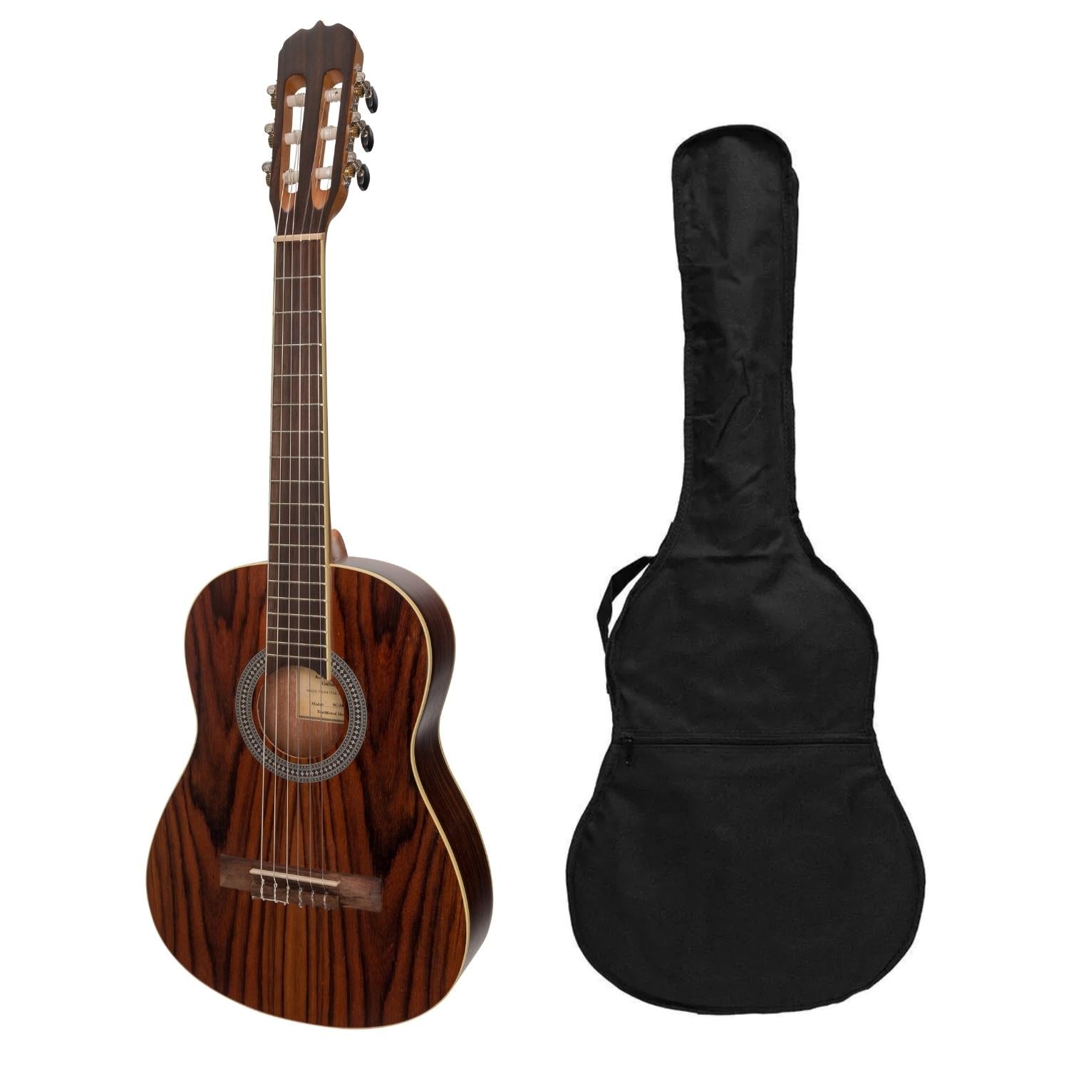 Sanchez 1/2 Size Student Classical Guitar with Gig Bag (Rosewood)