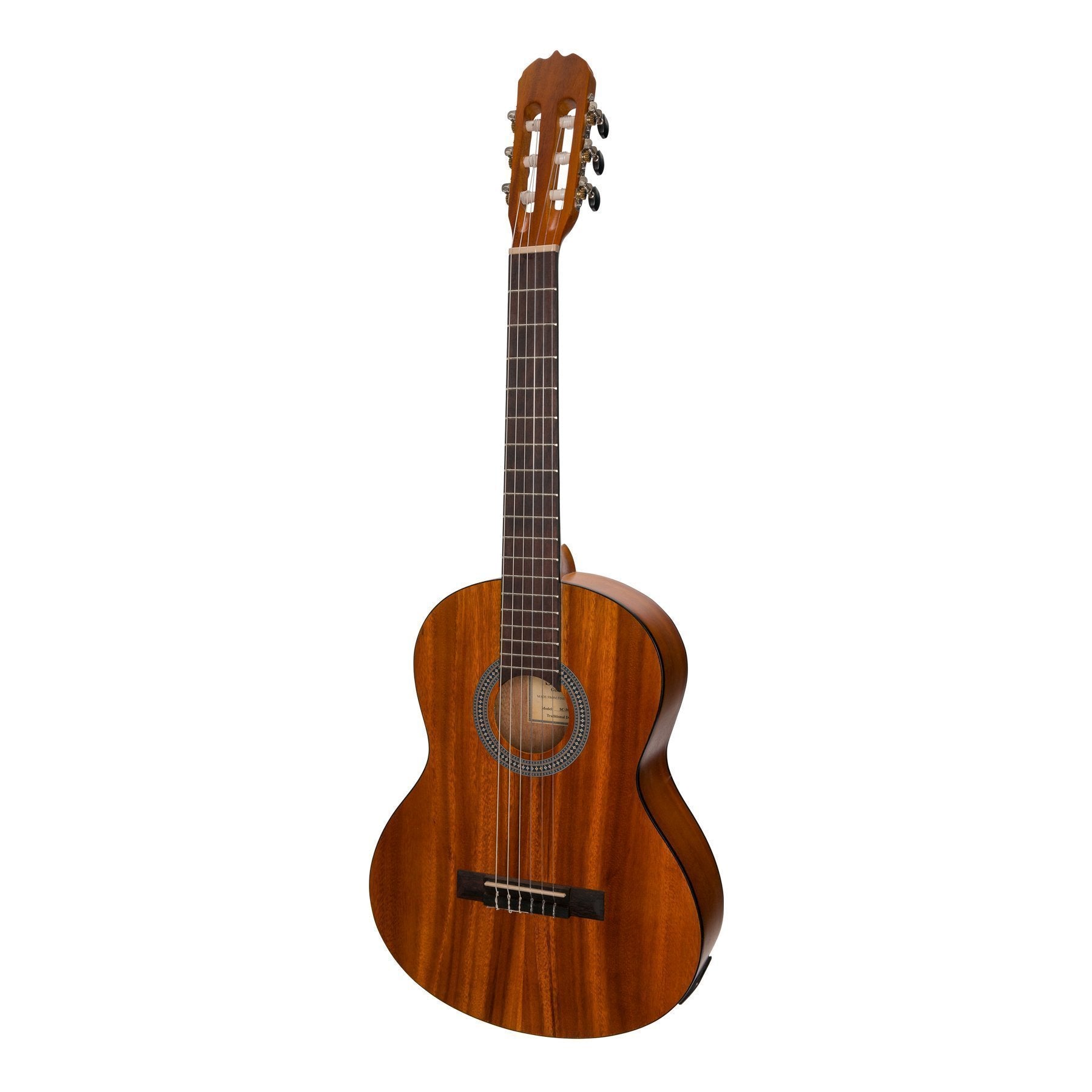 Sanchez 3/4 Student Acoustic-Electric Classical Guitar with Pickup (Koa)-SC-36ET-KOA