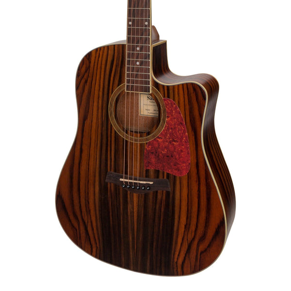 Sanchez Acoustic-Electric Dreadnought Cutaway Guitar Pack (Rosewood)