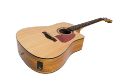 Sanchez Acoustic-Electric Dreadnought Cutaway Guitar Pack (Spruce/Koa)