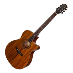 Sanchez Acoustic-Electric Small Body Cutaway Guitar Pack (Koa)