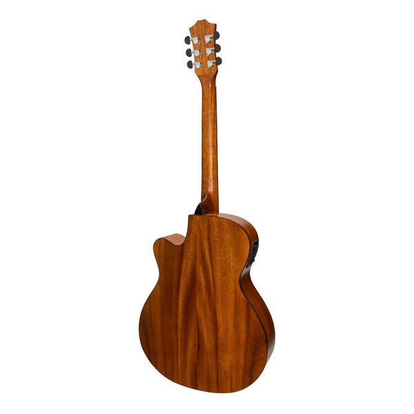 Sanchez Acoustic-Electric Small Body Cutaway Guitar Pack (Koa)