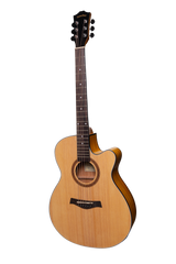 Sanchez Acoustic-Electric Small Body Cutaway Guitar Pack (Spruce/Acacia)