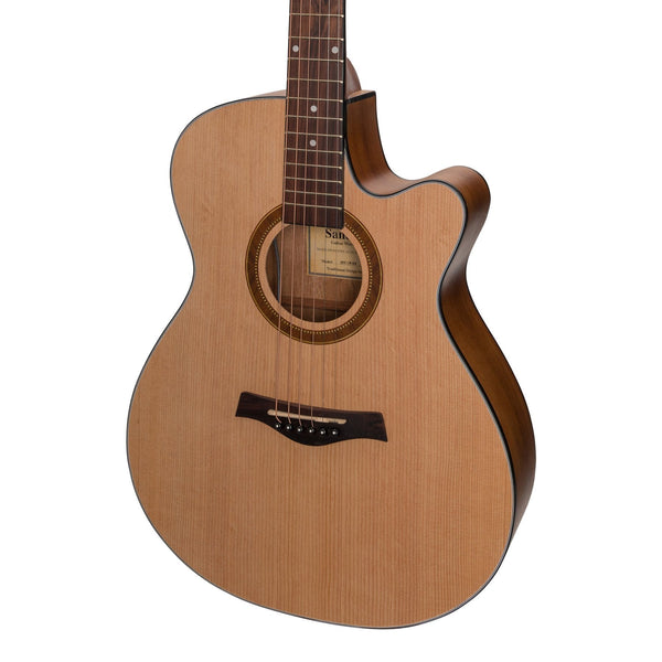 Sanchez Acoustic-Electric Small Body Cutaway Guitar (Spruce/Acacia)