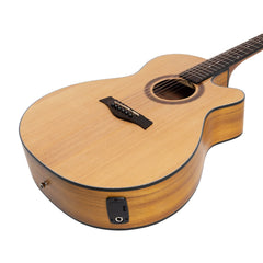 Sanchez Acoustic-Electric Small Body Cutaway Guitar (Spruce/Koa)