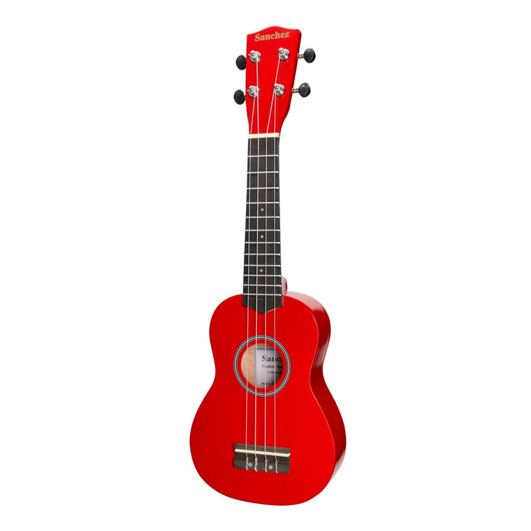 Sanchez 'Colour Series' Soprano Ukulele (Red)