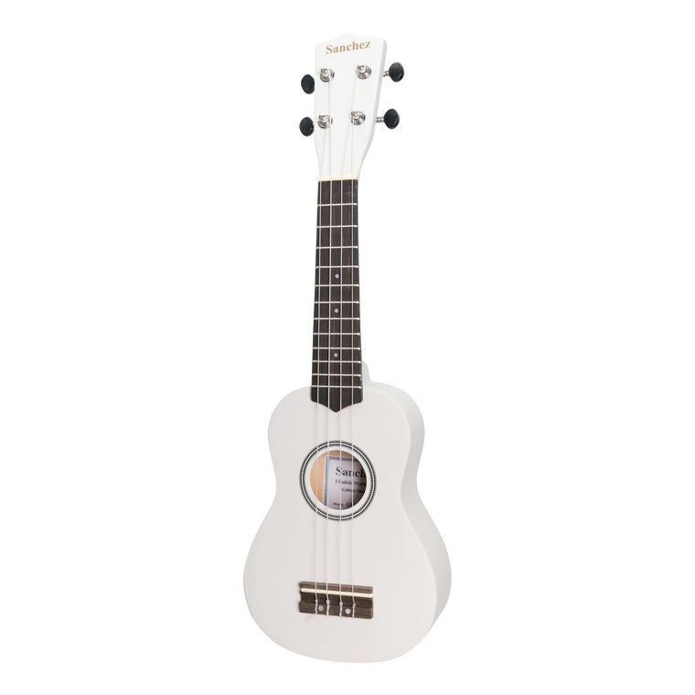 Sanchez 'Colour Series' Soprano Ukulele (White)