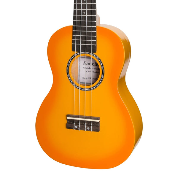 Sanchez 'Colourburst Series' Concert Ukulele (Golden Sunburst)