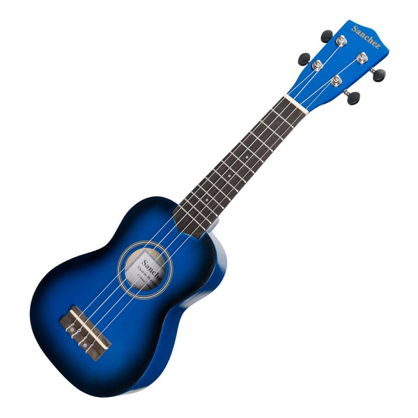 Sanchez 'Colourburst Series' Soprano Ukulele (Dark Blueburst)