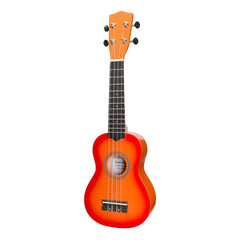 Sanchez 'Colourburst Series' Soprano Ukulele (Orangeburst)-SU-CB20-OR