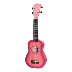 Sanchez 'Colourburst Series' Soprano Ukulele (Pinkburst)-SU-CB20-PK