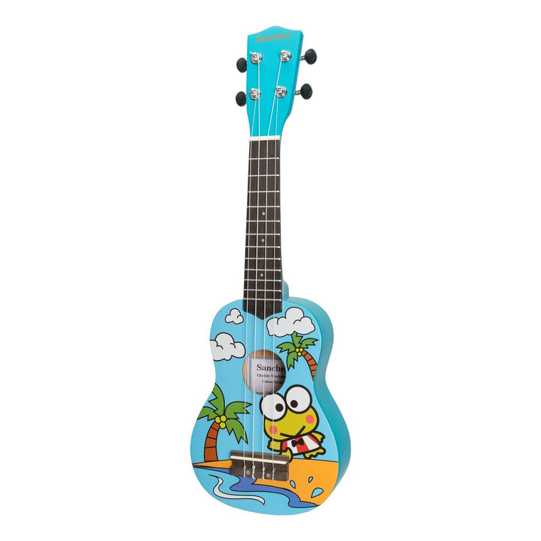 Sanchez 'Friendly Folk' Soprano Ukulele (Blue/Frog)