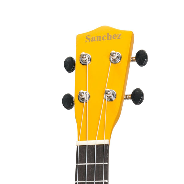 Sanchez 'Friendly Folk' Soprano Ukulele (Yellow/Hippy)