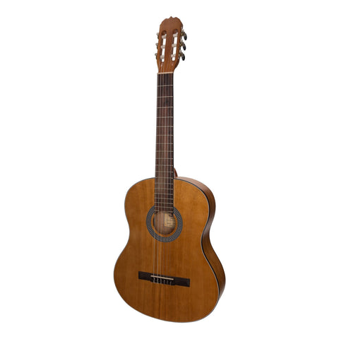 Sanchez Full Size Student Acoustic-Electric Classical Guitar with Pickup and Gig Bag (Acacia)