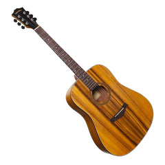 Sanchez Left Handed Acoustic Dreadnought Guitar (Koa)