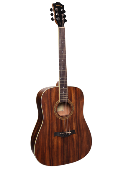 Sanchez Left Handed Acoustic Dreadnought Guitar Pack (Rosewood)