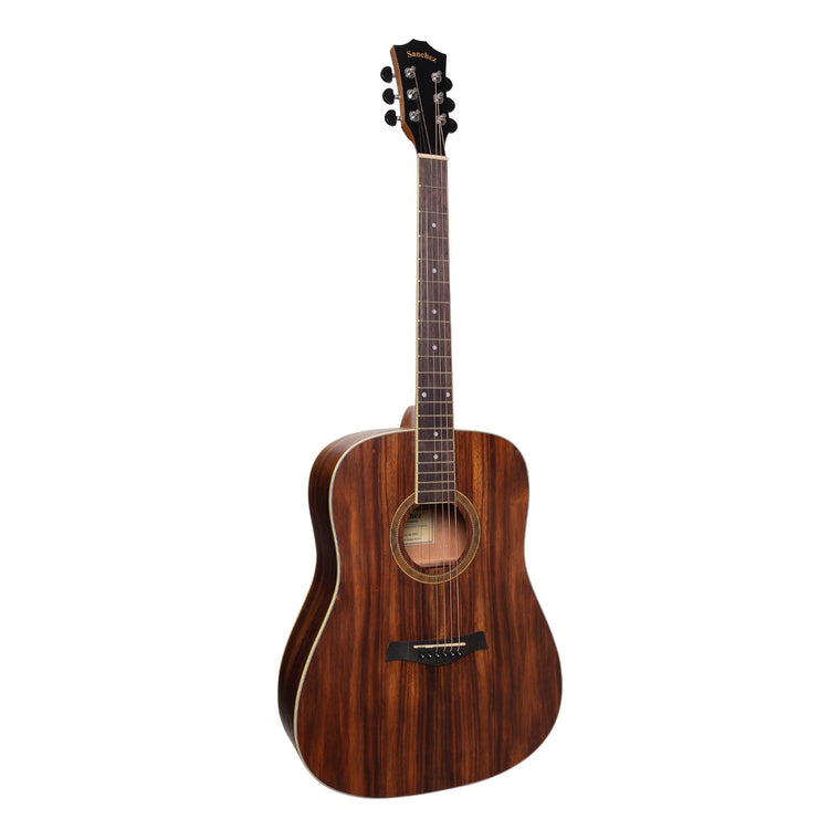 Sanchez Left Handed Acoustic Dreadnought Guitar (Rosewood)