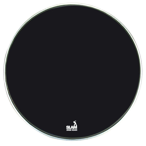 Slam Black Front Bass Drum Head (22")