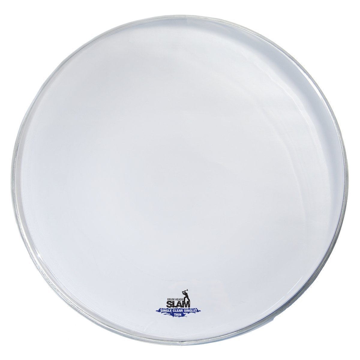 Slam Single Ply Clear Thin Weight Drum Head (12")-SDH-1PCL-T12