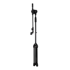 Soundart Deluxe Tripod Boom Microphone Stand with Microphone Clip (Black)-MSB-44-BLK