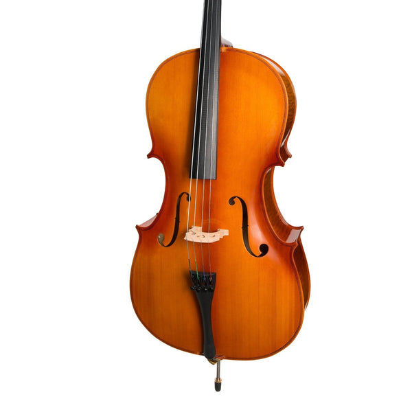 Steinhoff 1/2 Size Solid Top Student Cello Set (Natural Gloss)