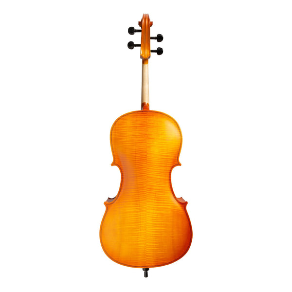 Steinhoff 1/2 Size Solid Top Student Cello Set (Natural Satin)