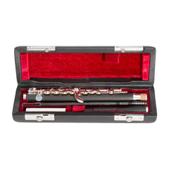 Steinhoff Intermediate Ebonite Piccolo Flute (Black & Silver)